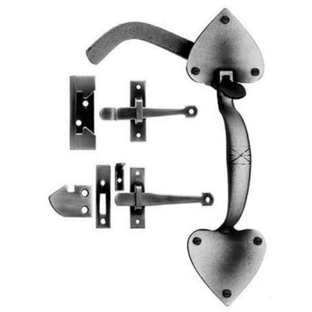 ACORN MFG Heart Thumb Latch Set- Combo ATUBI